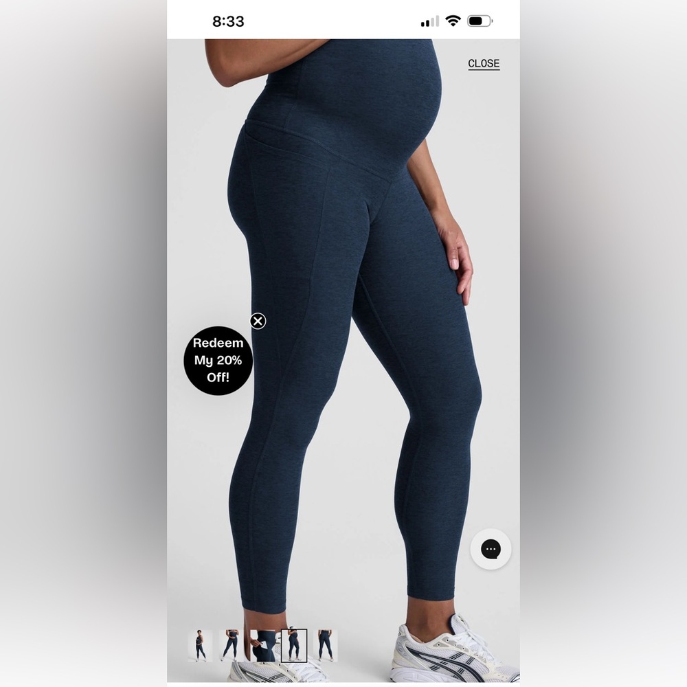 Beyond the Bump Deep Blue Leggings